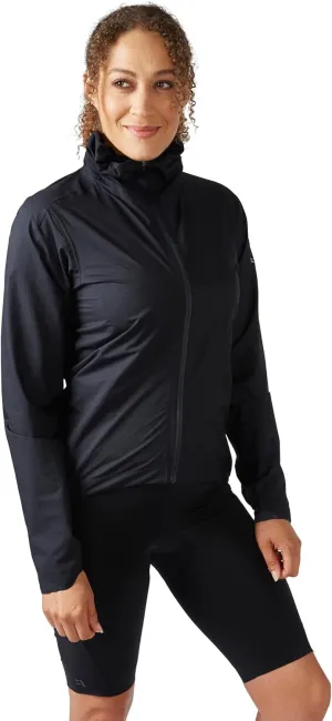 Rab Women's Cinder Phantom Jacket - Lightweight Waterproof Coat for Mountain Biking, Cycling, & Commuting
