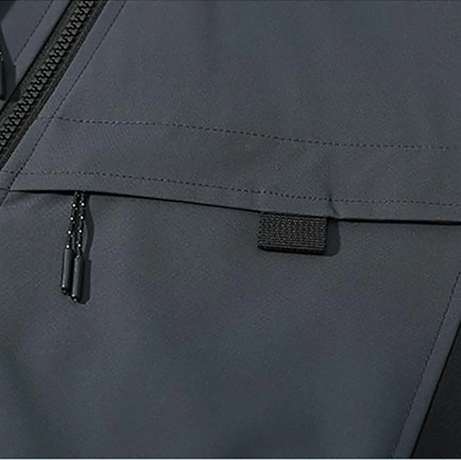 Rain Jacket Waterproof Long Sleeve Zip up Lightweight Hooded Windbreaker Anorak Travel Hiking Outdoor Coats w Pockets