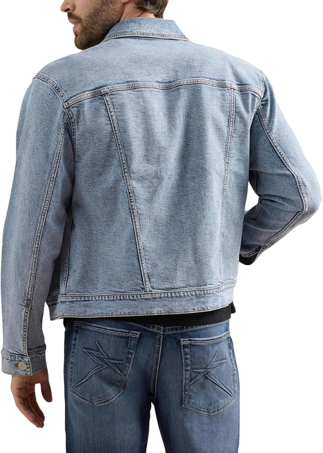 Rock & Republic Men's Banks Boxy Cropped Denim Jacket