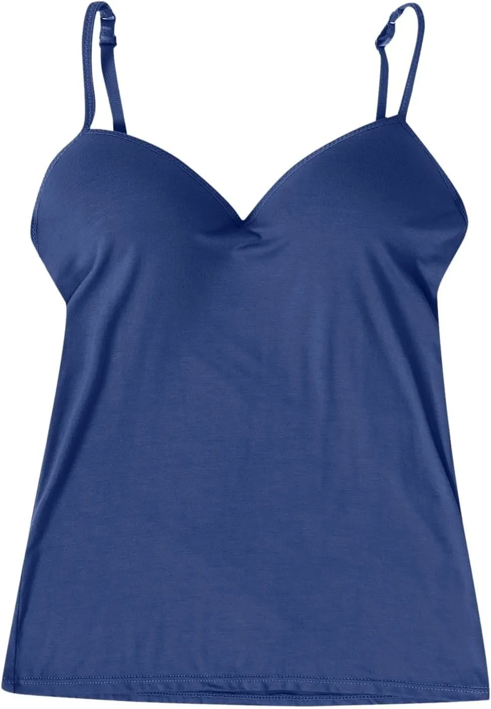 Shelf Bra Camisole Tops for Women Spaghetti Straps Tank Tops Casual Basic Cotton Camis Shirt