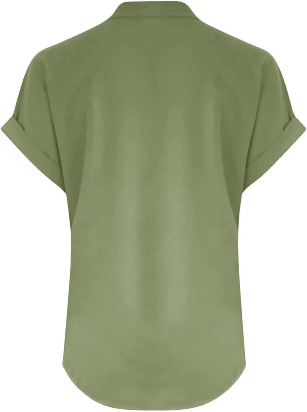 Short Sleeve Shirts for Women Summer Linen Button Down V Neck T Shirts Plus Size Casual Tops Travel Tshirts Shirt