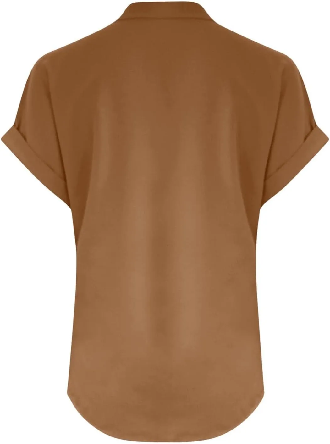 Short Sleeve Shirts for Women Summer Linen Button Down V Neck T Shirts Plus Size Casual Tops Travel Tshirts Shirt