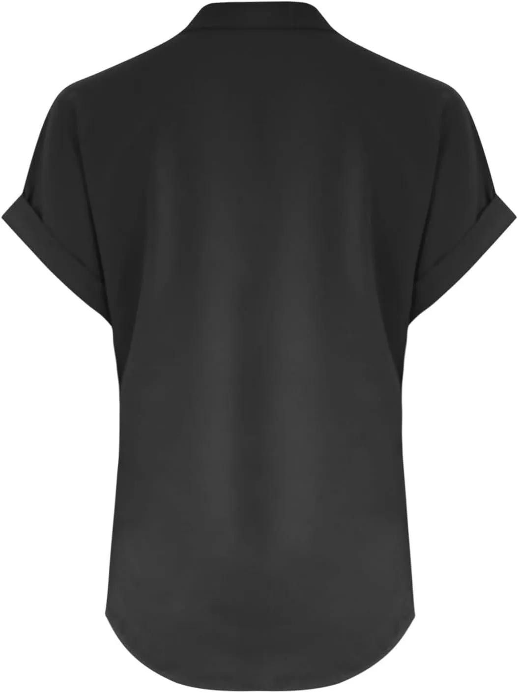 Short Sleeve Shirts for Women Summer Linen Button Down V Neck T Shirts Plus Size Casual Tops Travel Tshirts Shirt