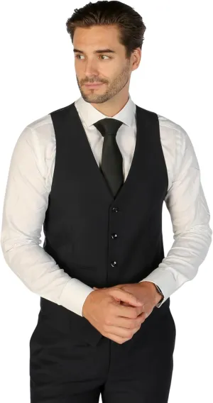 SIRRI Mens Classic Tailored Navy Blue Wedding Dress - Formal Set of 3 Sold Separately