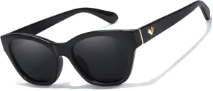 Small Cat Eye Sunglasses for Women | Trendy Sun Glasses for Narrow Face | Polarized & UV400 Protection Shades