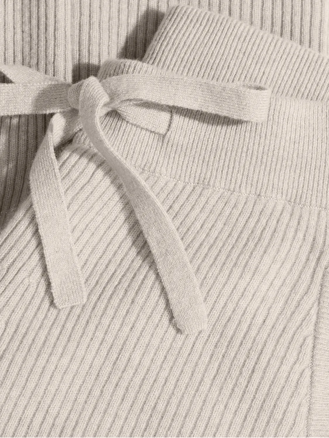State Cashmere Women’s Loungewear Set 100% Pure Cashmere Ribbed Sweater and Jogger Pants (Tops and Bottoms Sold Separately)