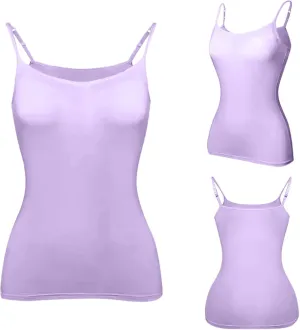 Summer Sexy Camisole Top for Women Pad Bra One Undershirt Womens Tank Tops Camisole Top for Women Built in Bra