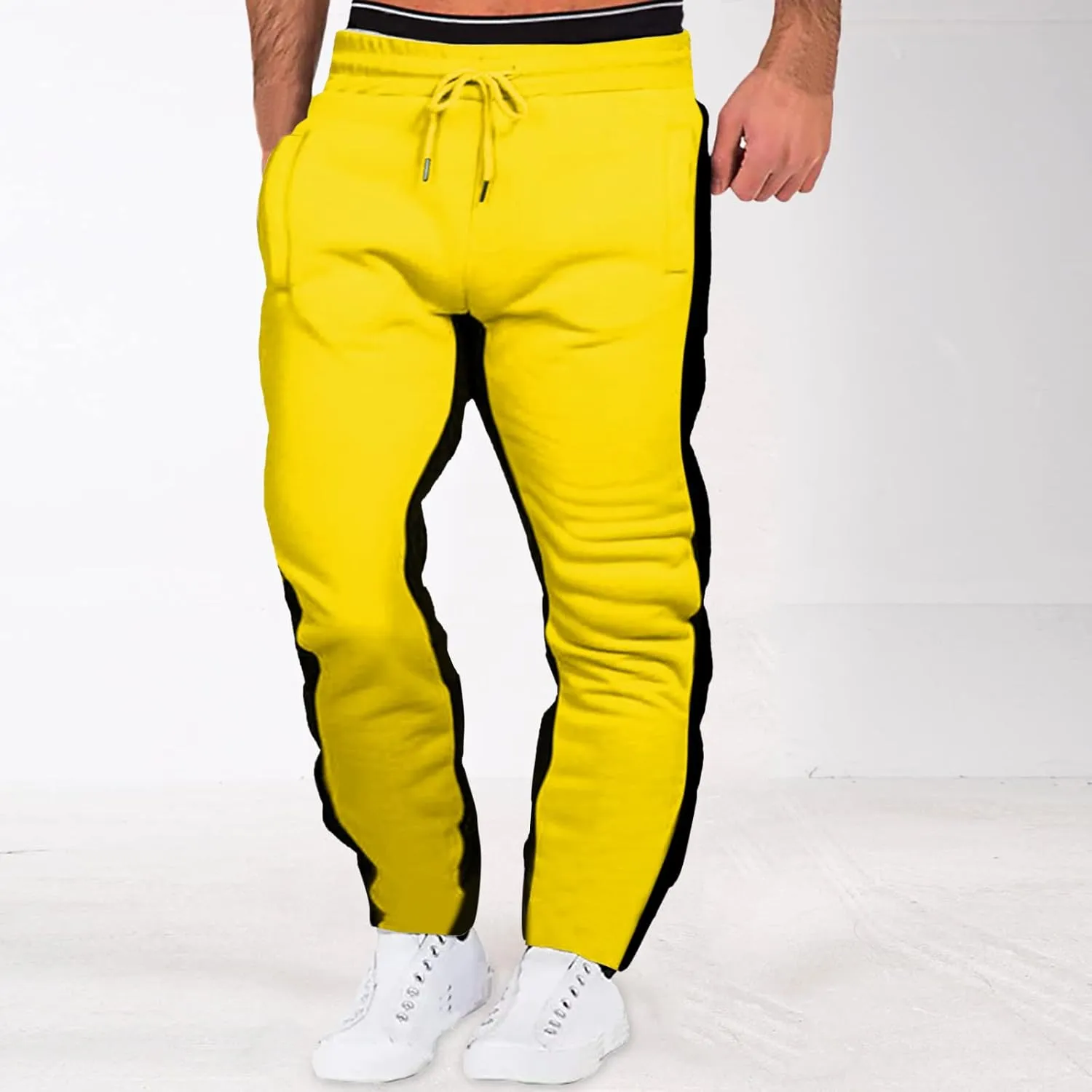 Sweatpants for Men Big and Tall Casual Mens Gifts Cargo Pants Hiking Workout Joggers Elastic Waist Jogger Sport Pants