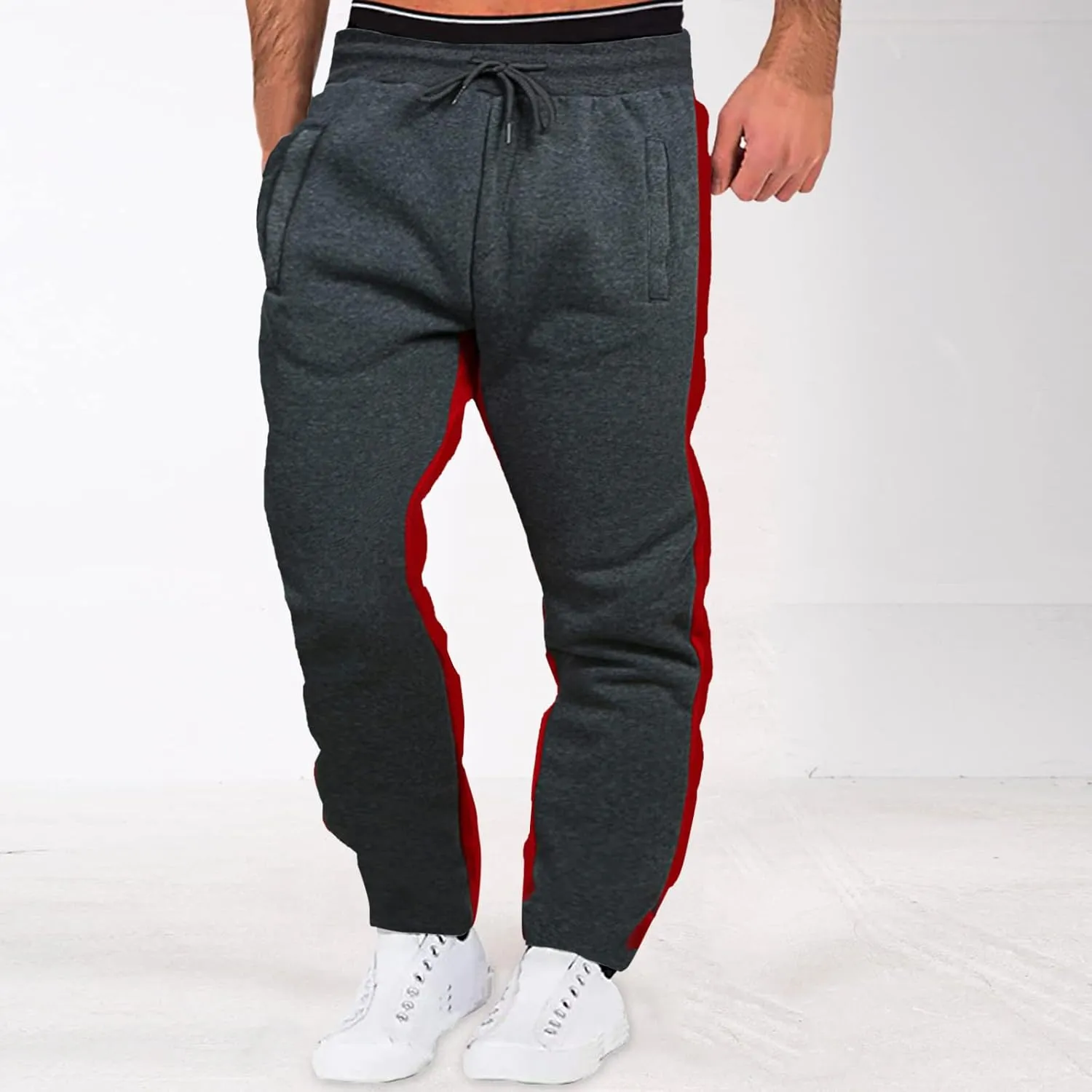 Sweatpants for Men Big and Tall Casual Mens Gifts Cargo Pants Hiking Workout Joggers Elastic Waist Jogger Sport Pants