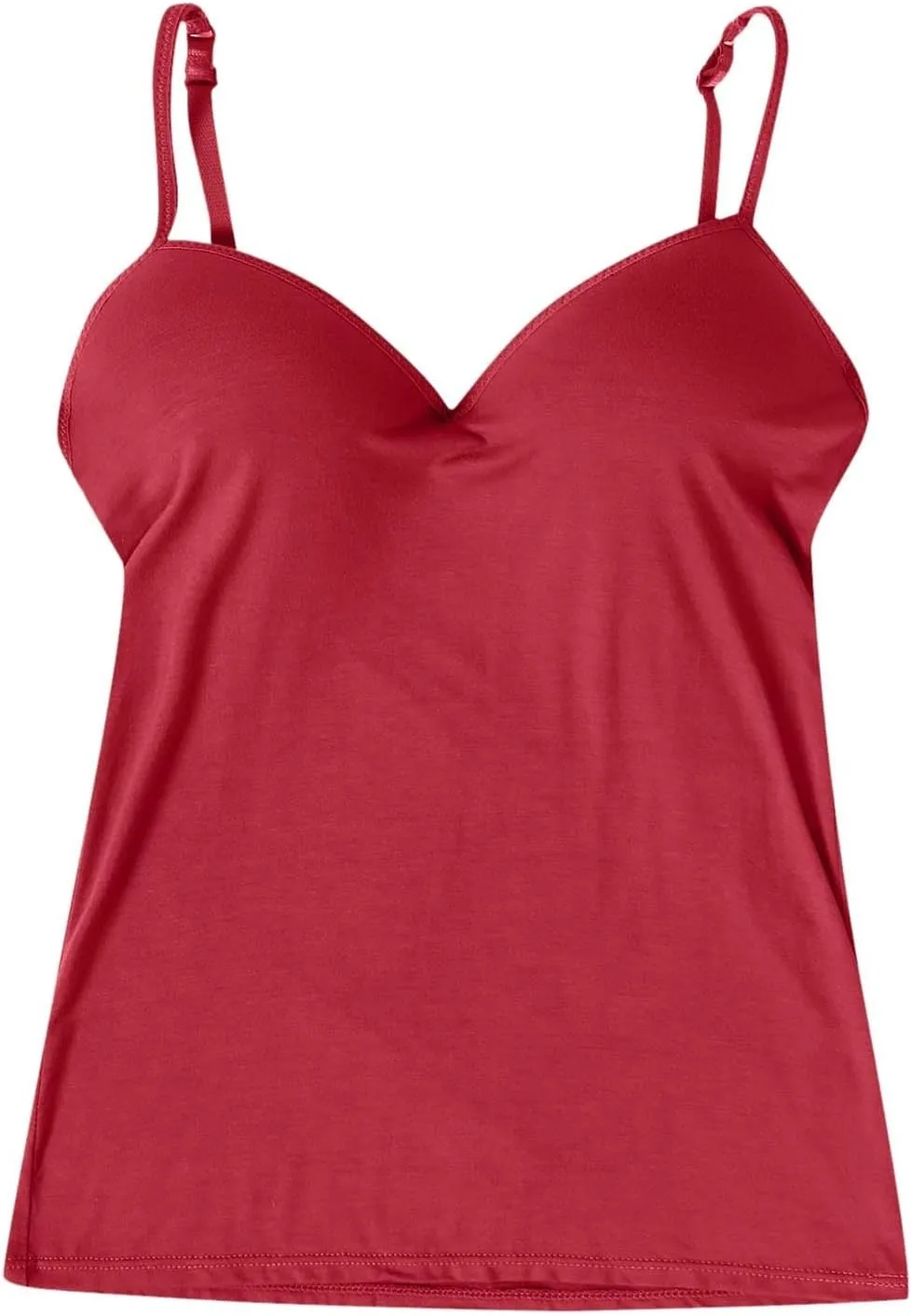 Tank Top for Women Shelf Bra Adjustable Straps Camisoles Workout Cotton Camis Shirts