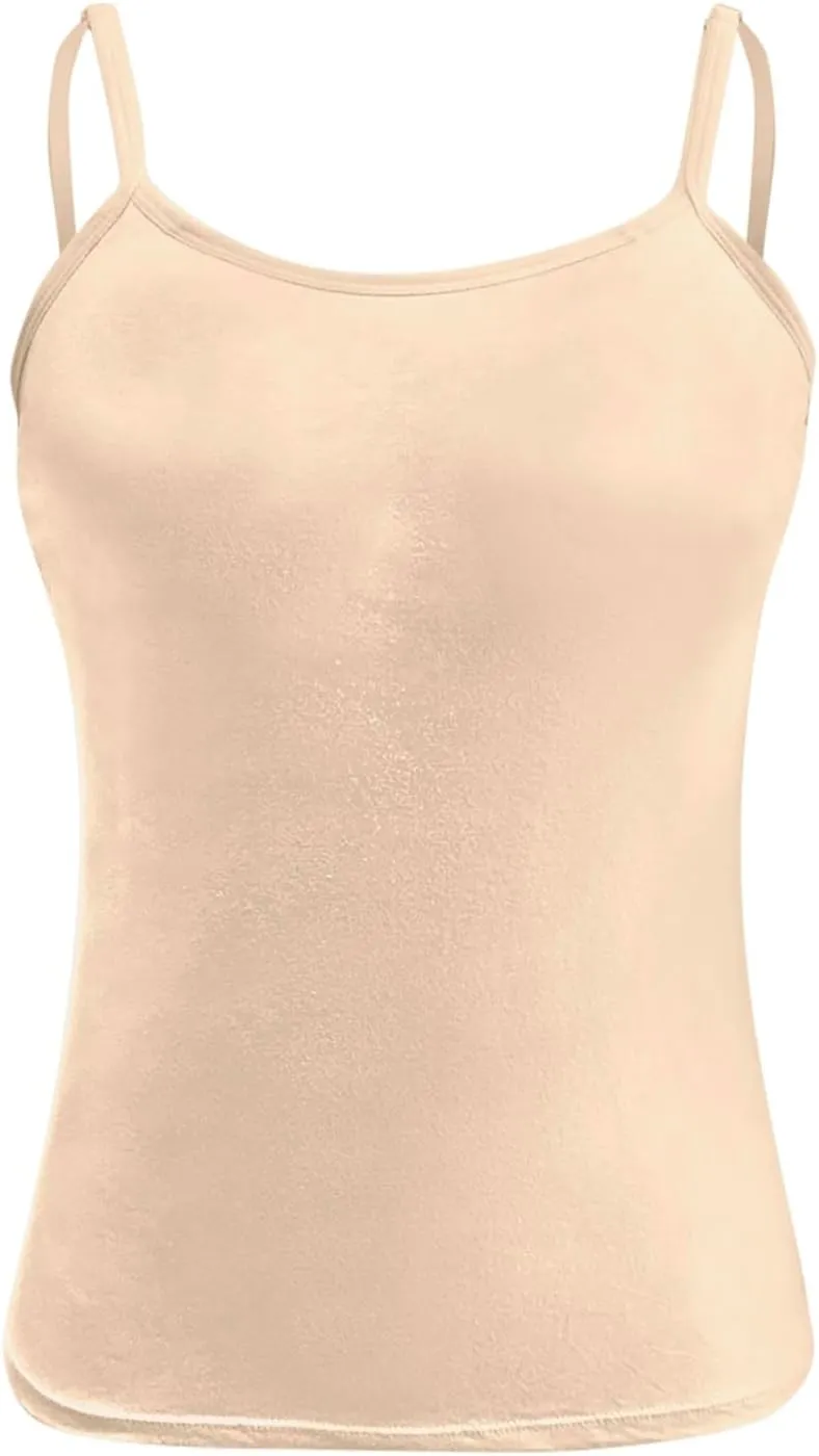 Tank Top for Women Shelf Bra Adjustable Straps Camisoles Workout Cotton Camis Shirts