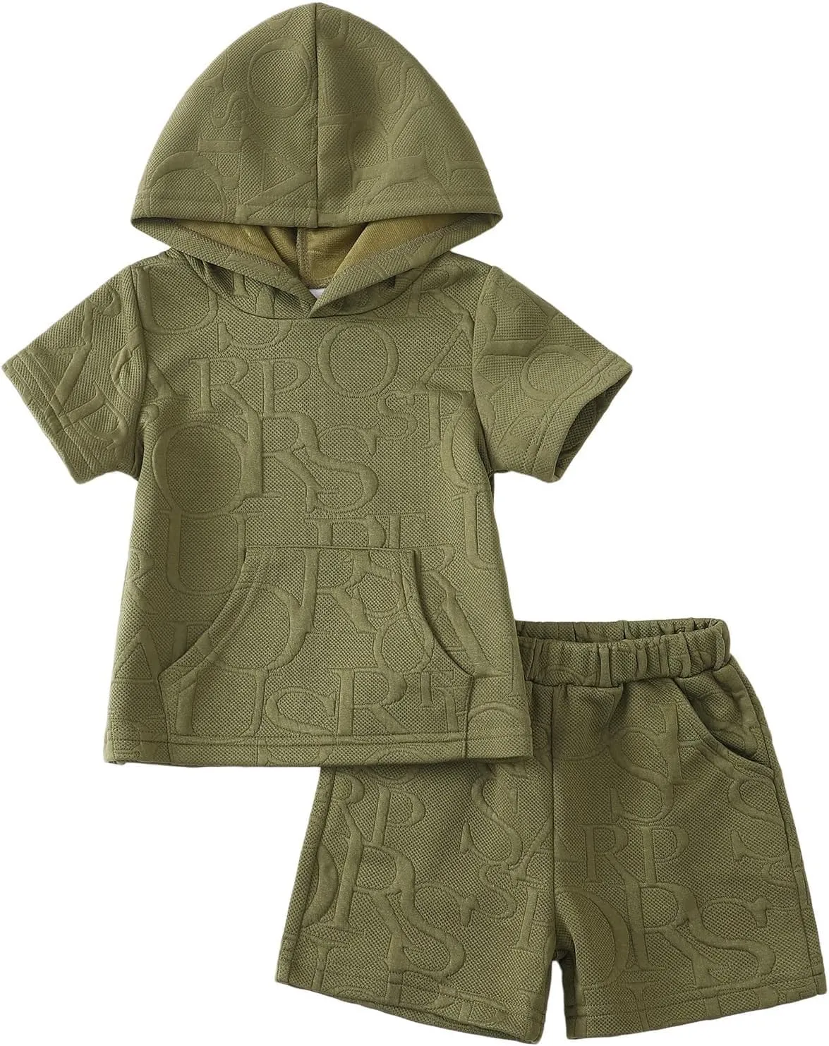 Toddler Baby Boy Clothes Summer Outfits Short Sleeve Hooded T Shirt Tops Casual Shorts Set 2Pcs Little Boy Clothes