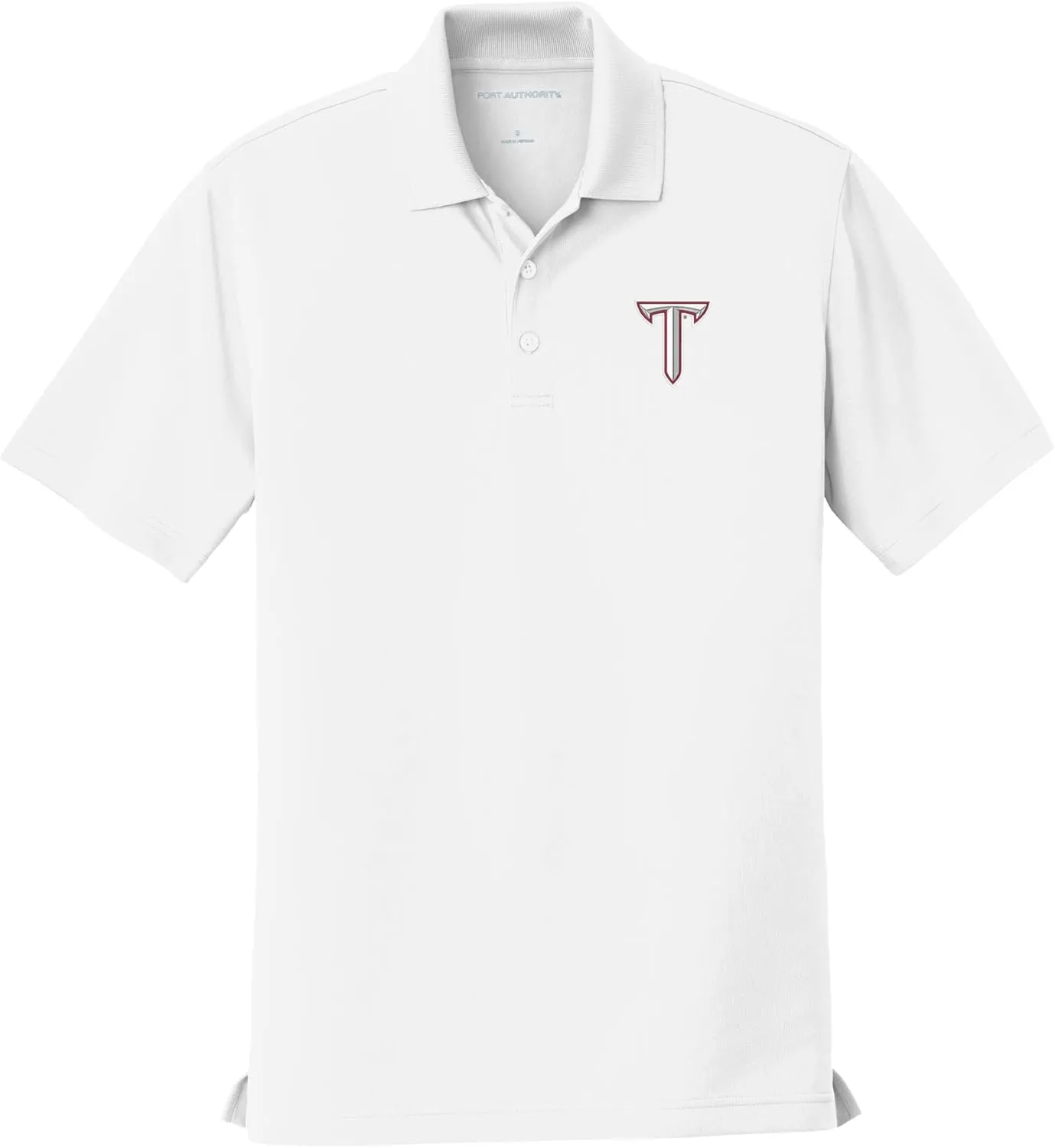Troy University Power T Men's Short Sleeve Performance Polo