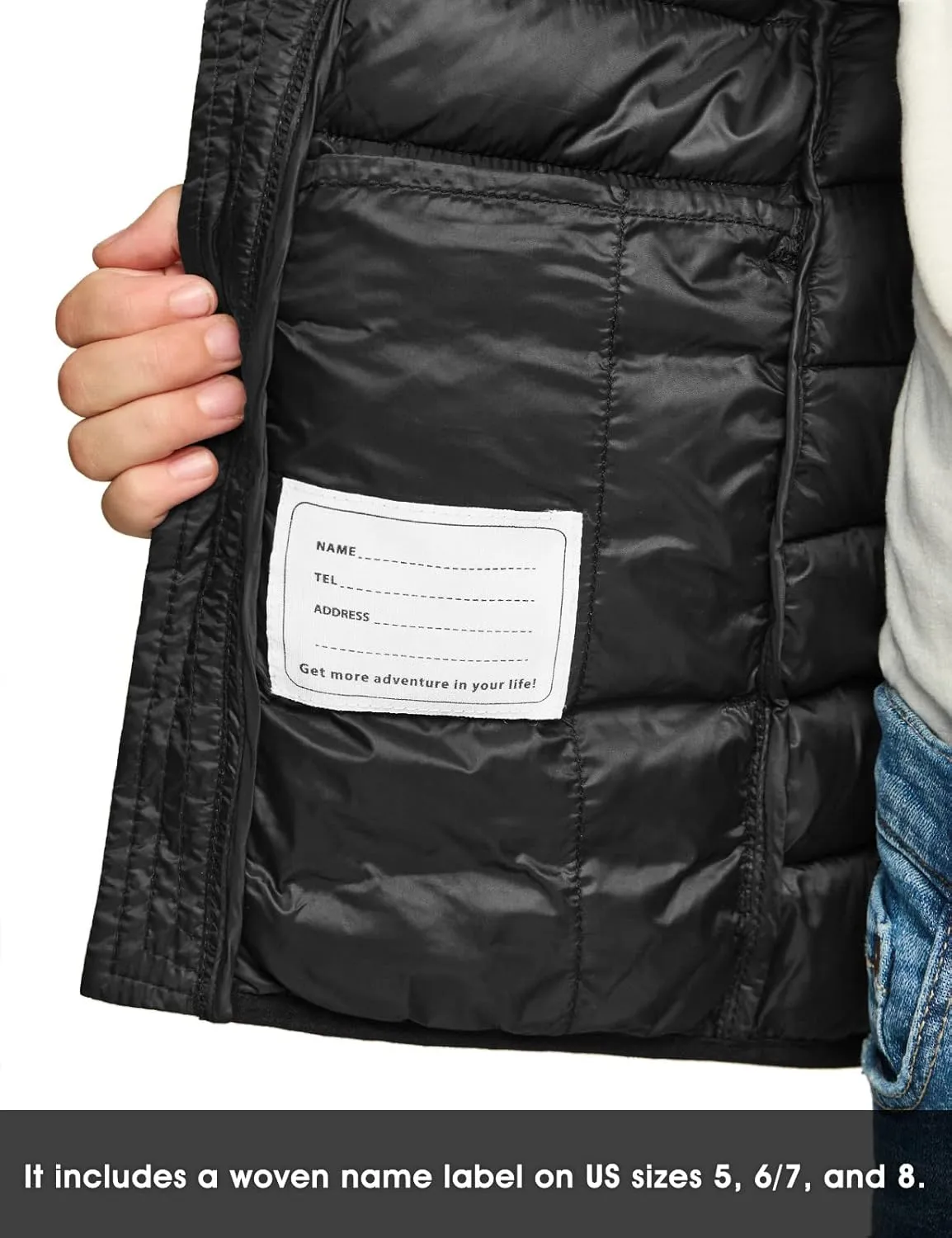 TSLA Kid's & Boy's and Girl's Packable Hooded Puffer Jacket, Lightweight Water-Resistant Zip Up Hoodie Jacket Coat