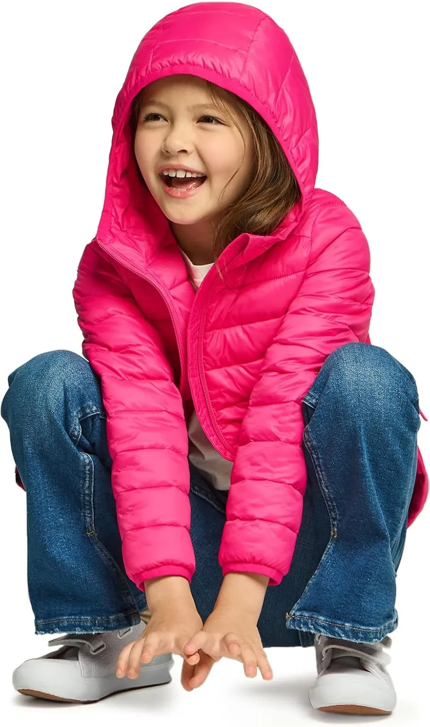 TSLA Kid's & Boy's and Girl's Packable Hooded Puffer Jacket, Lightweight Water-Resistant Zip Up Hoodie Jacket Coat