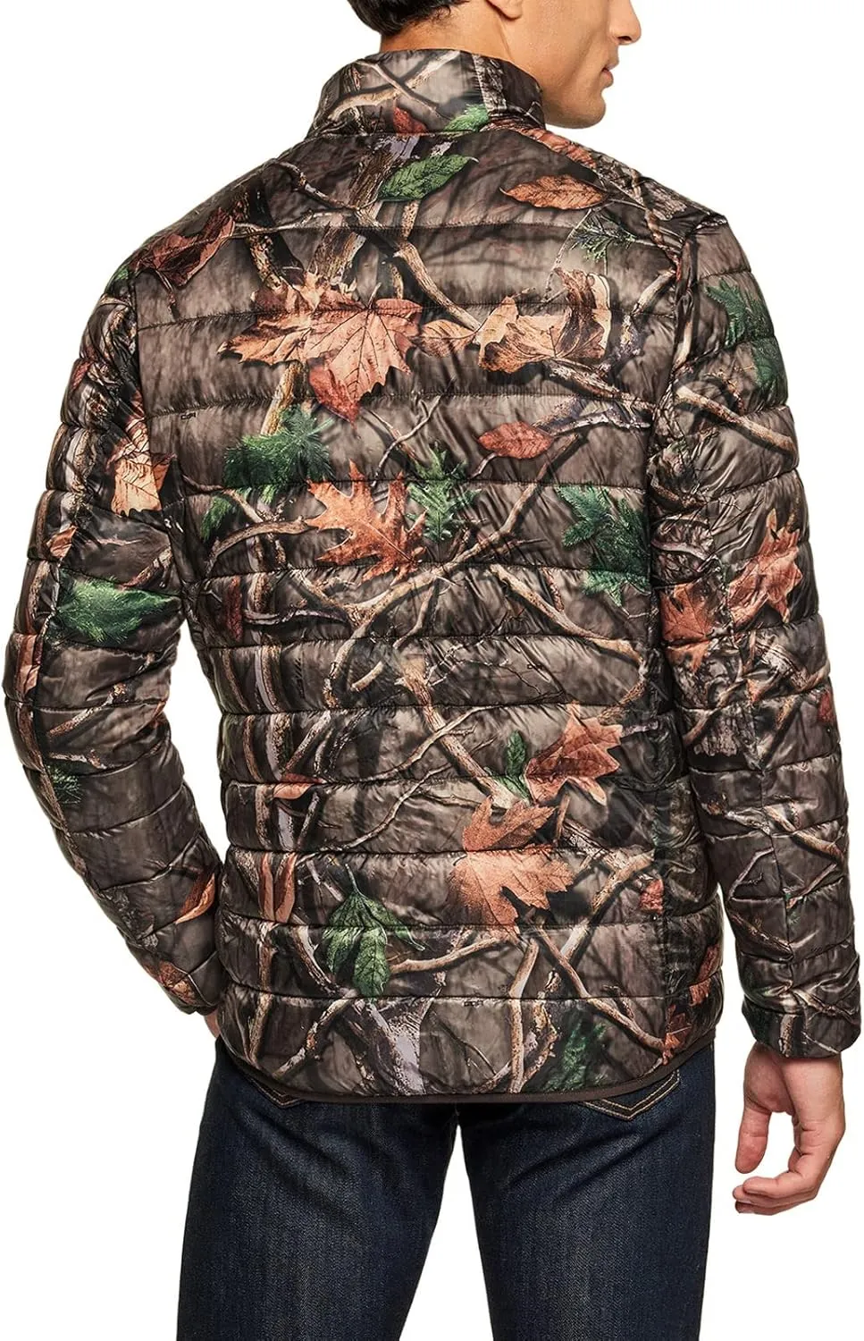 TSLA Men's Lightweight Packable Accent Puffer Jacket, Water-Resistant Winter Jackets
