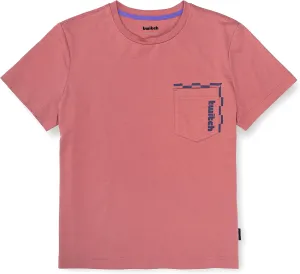 Twitch Boxy Crop Pocket T-Shirt - Dusty Red Small