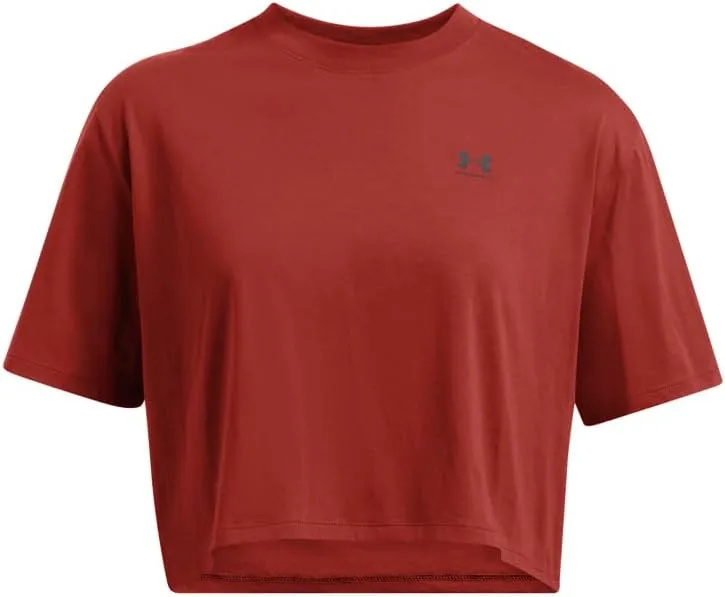 Under Armour Women's Boxy Crop Logo Short Sleeve T Shirt