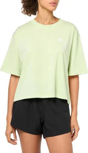 Under Armour Women's Boxy Crop Logo Short Sleeve T Shirt