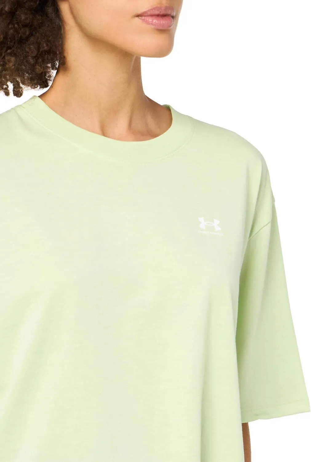 Under Armour Women's Boxy Crop Logo Short Sleeve T Shirt
