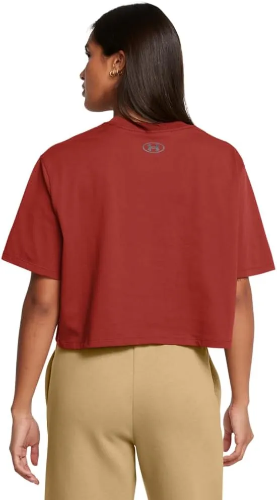 Under Armour Women's Boxy Crop Logo Short Sleeve T Shirt
