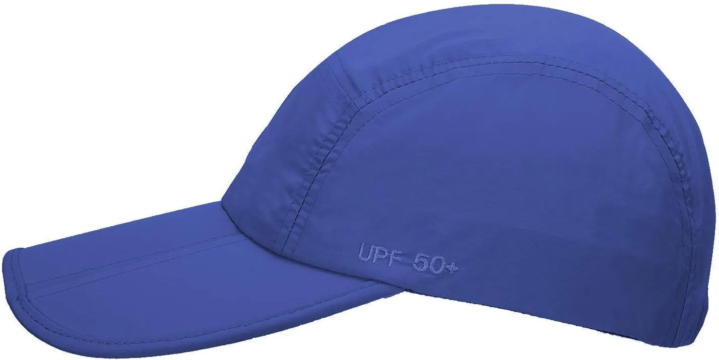 UPF 50  Foldable Baseball Cap Sun Protection Quick Dry Portable Folding Hats for Men or Women