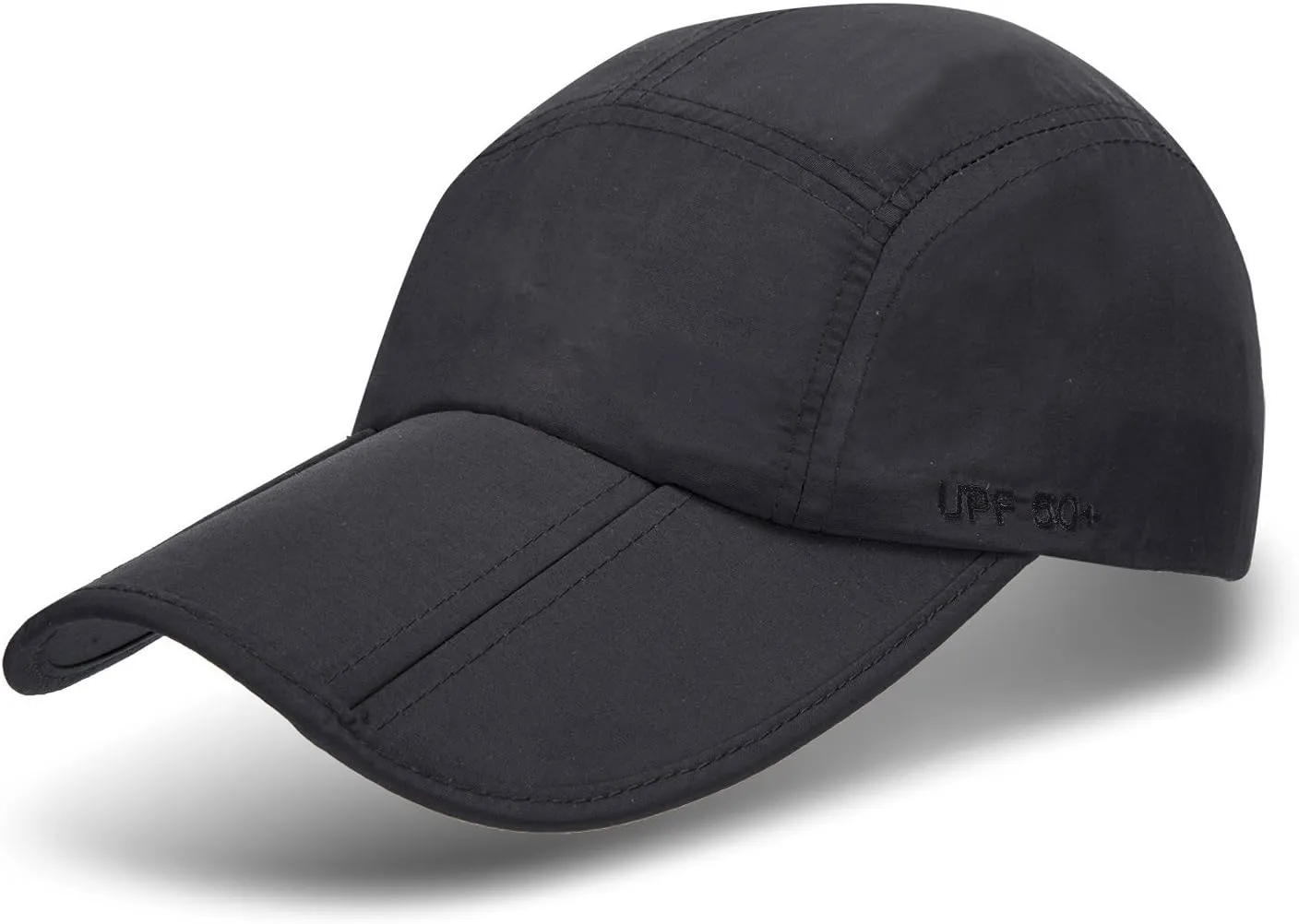 UPF 50  Foldable Baseball Cap Sun Protection Quick Dry Portable Folding Hats for Men or Women