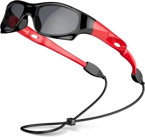 VATTER Kids Polarized Sunglasses UV400 Protection for Boys Girls Shatterproof Lightweight Baseball Sports Glasses for Outdoor