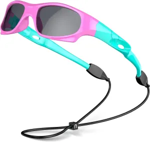 VATTER Kids Polarized Sunglasses UV400 Protection for Boys Girls Shatterproof Lightweight Baseball Sports Glasses for Outdoor