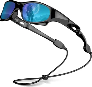 VATTER Kids Polarized Sunglasses UV400 Protection for Boys Girls Shatterproof Lightweight Baseball Sports Glasses for Outdoor