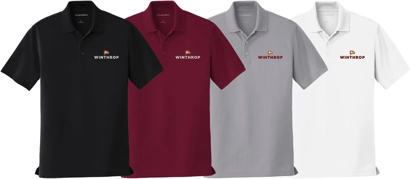 Winthrop University Eagles Men's Short Sleeve Performance Polo