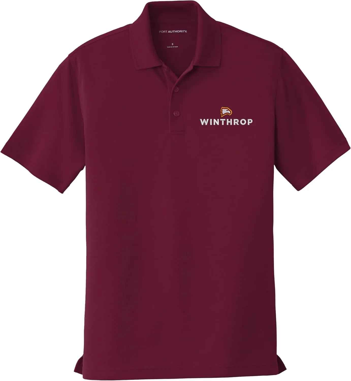 Winthrop University Eagles Men's Short Sleeve Performance Polo