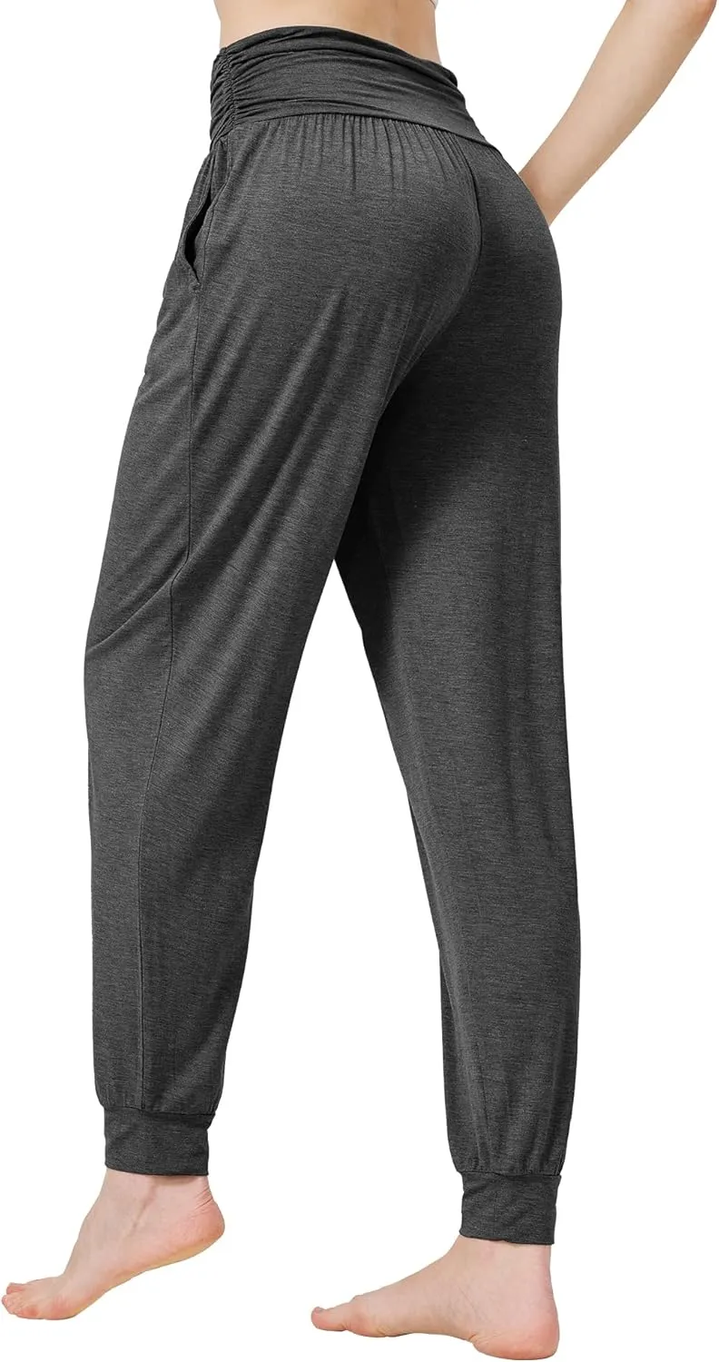 WiWi Pajama Pants for Women Soft Lounge Joggers Pockets Comfy Sleep Bottoms Viscose from Bamboo Pjs Jogger S-XXL