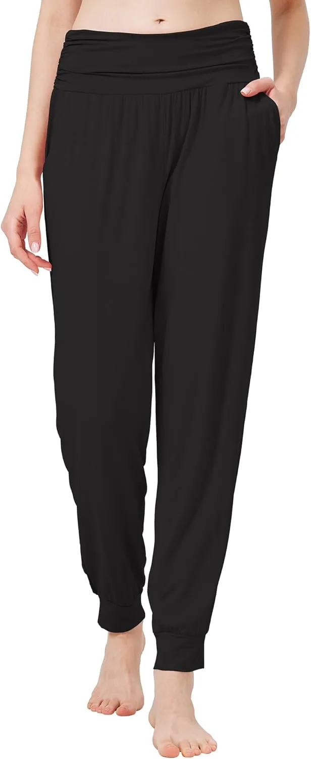 WiWi Pajama Pants for Women Soft Lounge Joggers Pockets Comfy Sleep Bottoms Viscose from Bamboo Pjs Jogger S-XXL