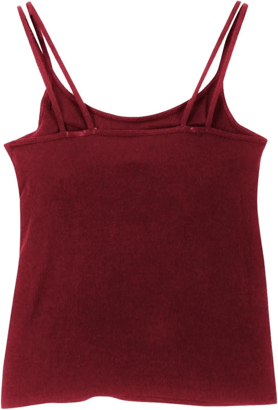 Women Shelf Bra Camisoles Tops Adjustable Strap Camis Tanks Stretch Cotton Layering Undershirts