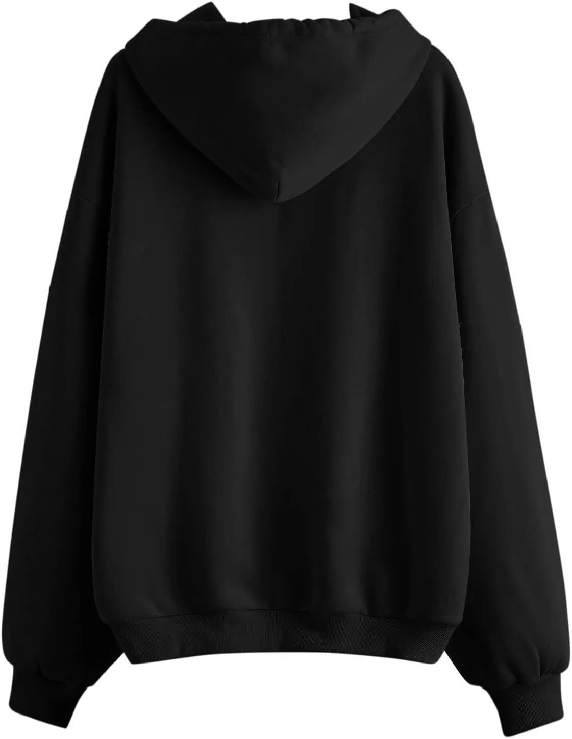 Women's Full Ziped Hoodies Teen Girl Fall Jacket Coat Oversized Sweatshirts Casual Drawstring Y2K Hoodie with Pocket