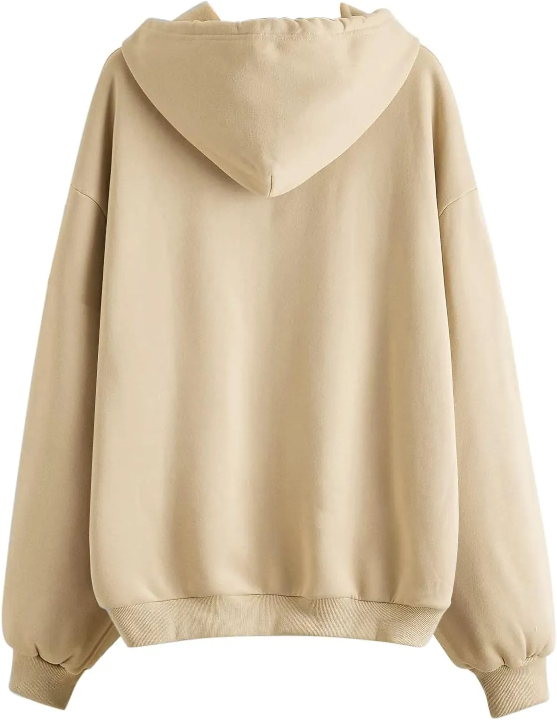 Women's Full Ziped Hoodies Teen Girl Fall Jacket Coat Oversized Sweatshirts Casual Drawstring Y2K Hoodie with Pocket