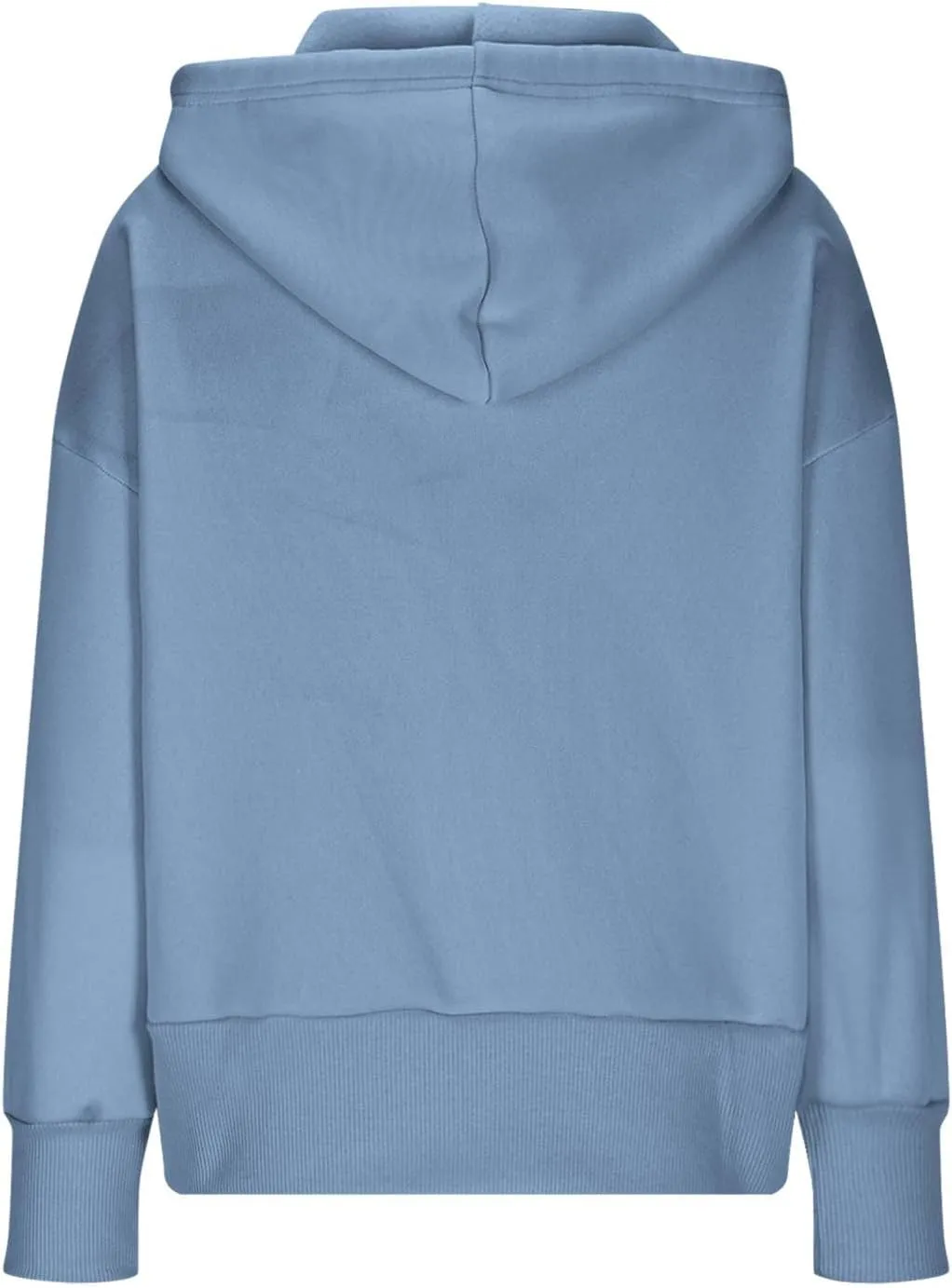 Women's Long Sleeve Casual Crop Hoodies Sweatshirts Zip Up Loose Hooded Tops Drawstraing Trendy Sweatshirt