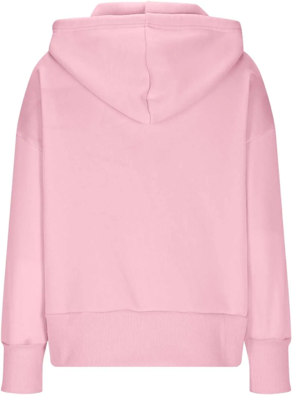 Women's Long Sleeve Casual Crop Hoodies Sweatshirts Zip Up Loose Hooded Tops Drawstraing Trendy Sweatshirt
