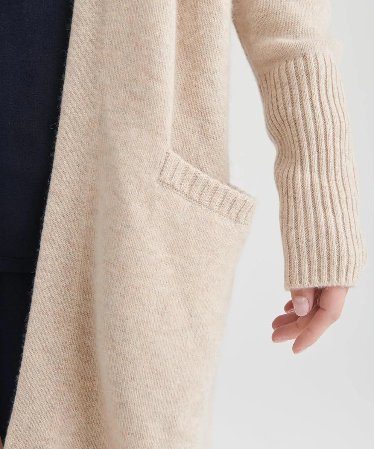 Women's Luxe Cashmere Duster Cardigan