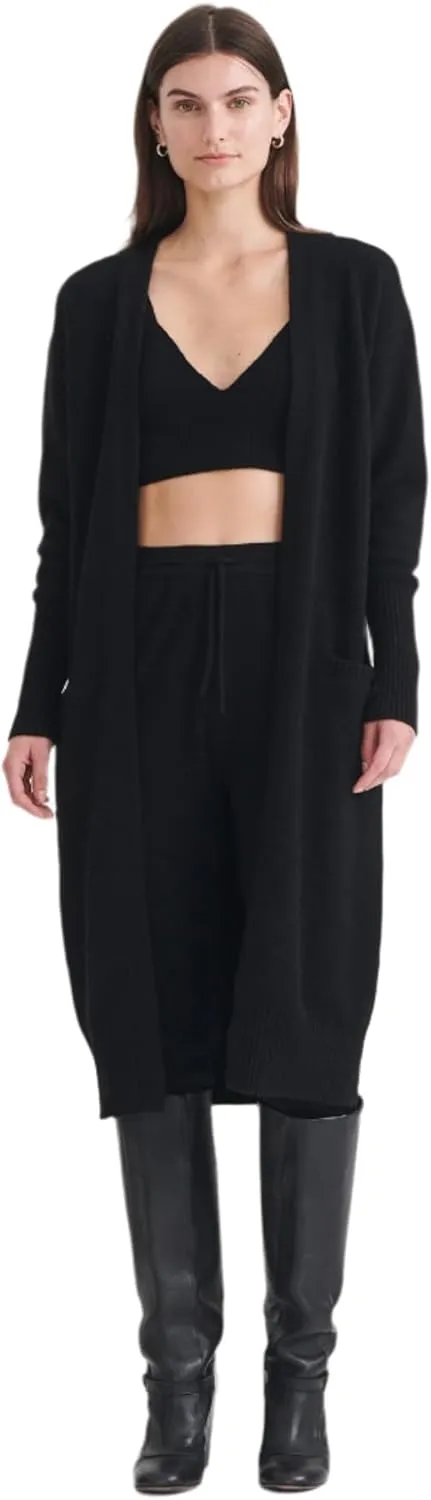 Women's Luxe Cashmere Duster Cardigan