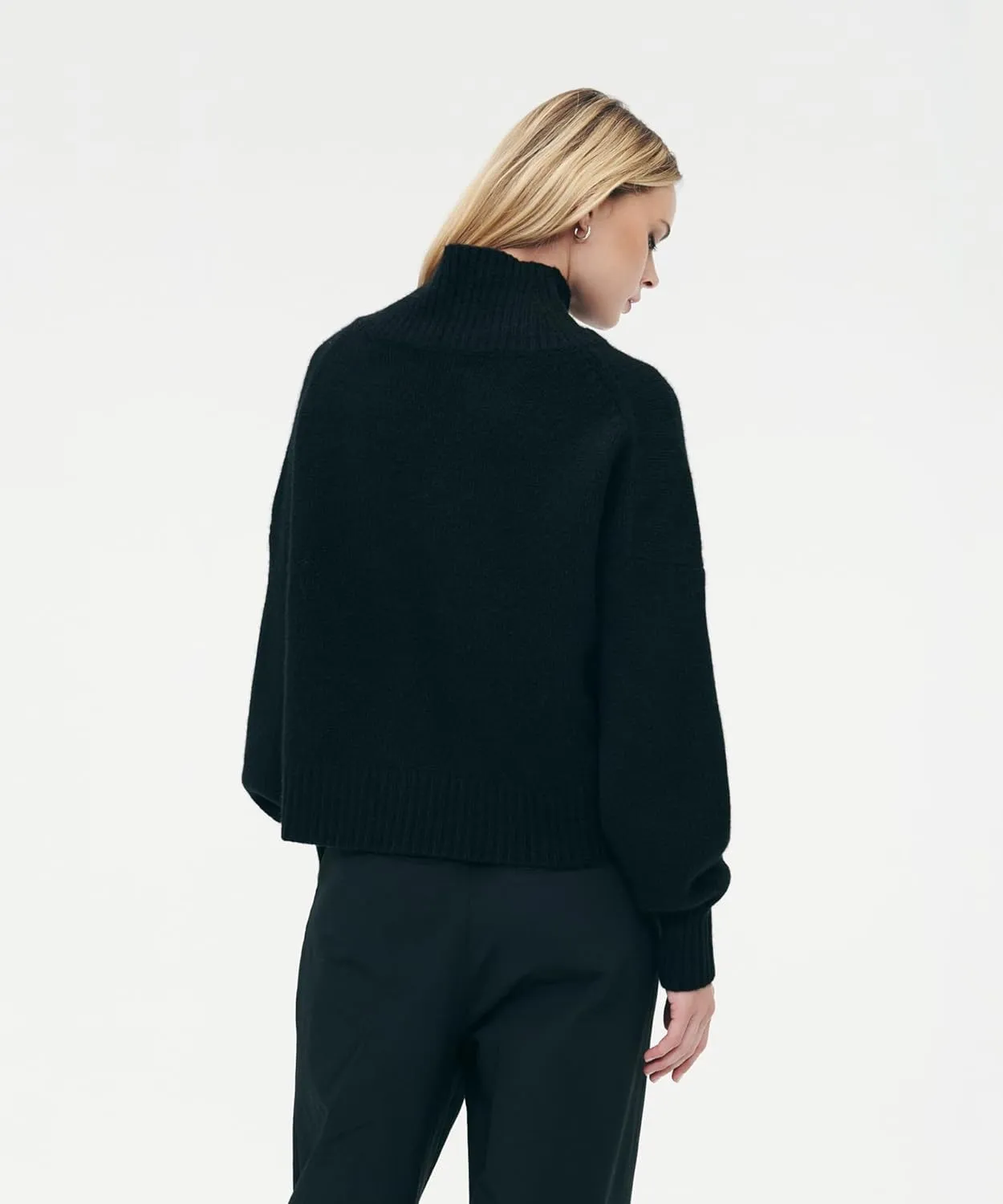 Women's Luxe Cashmere Oversized Turtleneck