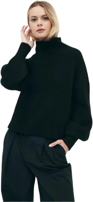 Women's Luxe Cashmere Oversized Turtleneck