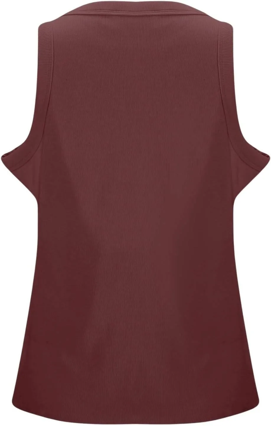 Womens Shelf Bra Tank Tops Summer Round Neck Solid Camis Racerback Workout Yoga Gym Outfits Layering Undershirt