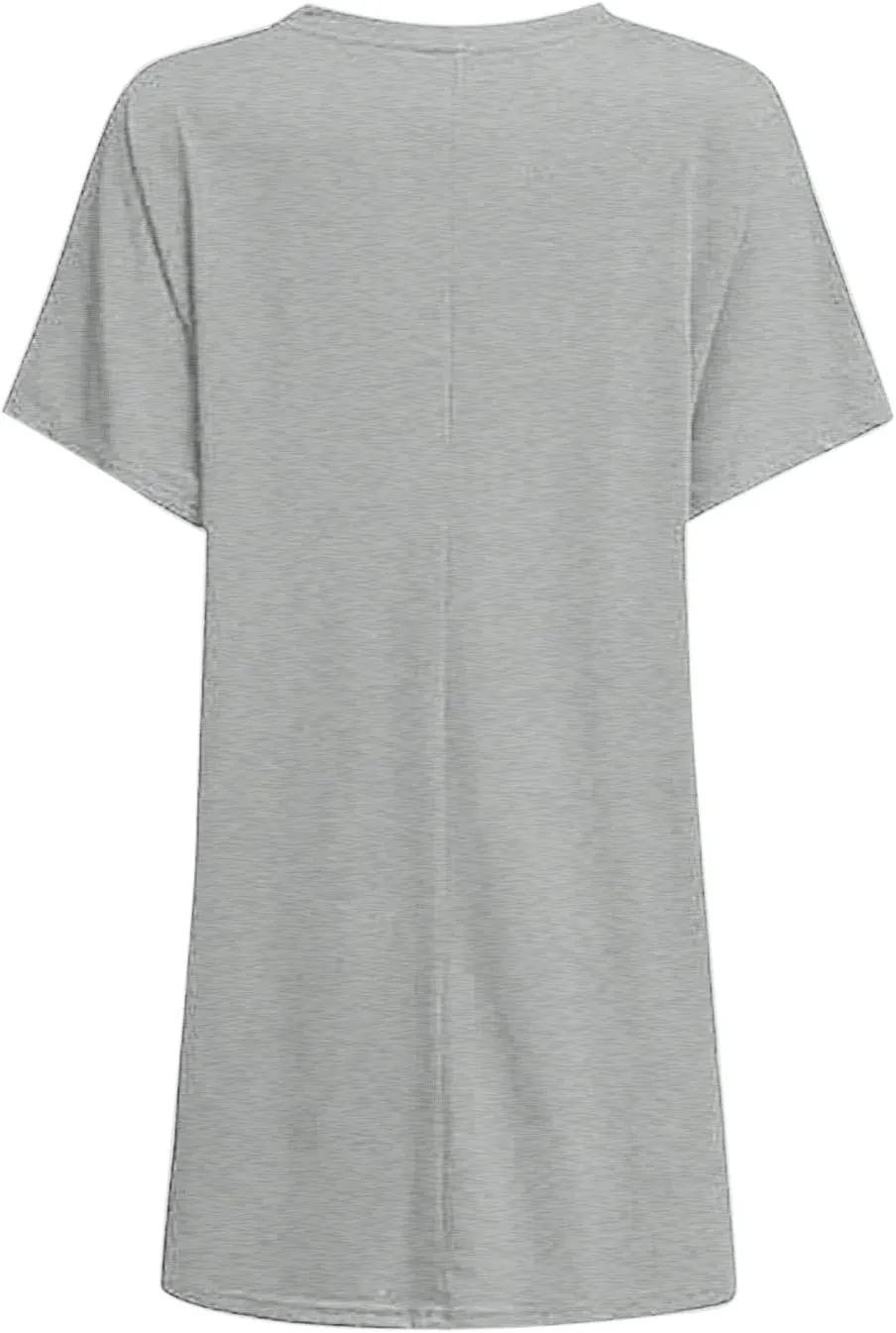 Womens Tunic Tops for Leggings Summer Short Sleeve Casual Long T Shirts Fashion Oversized Crew Neck Tops with Pockets