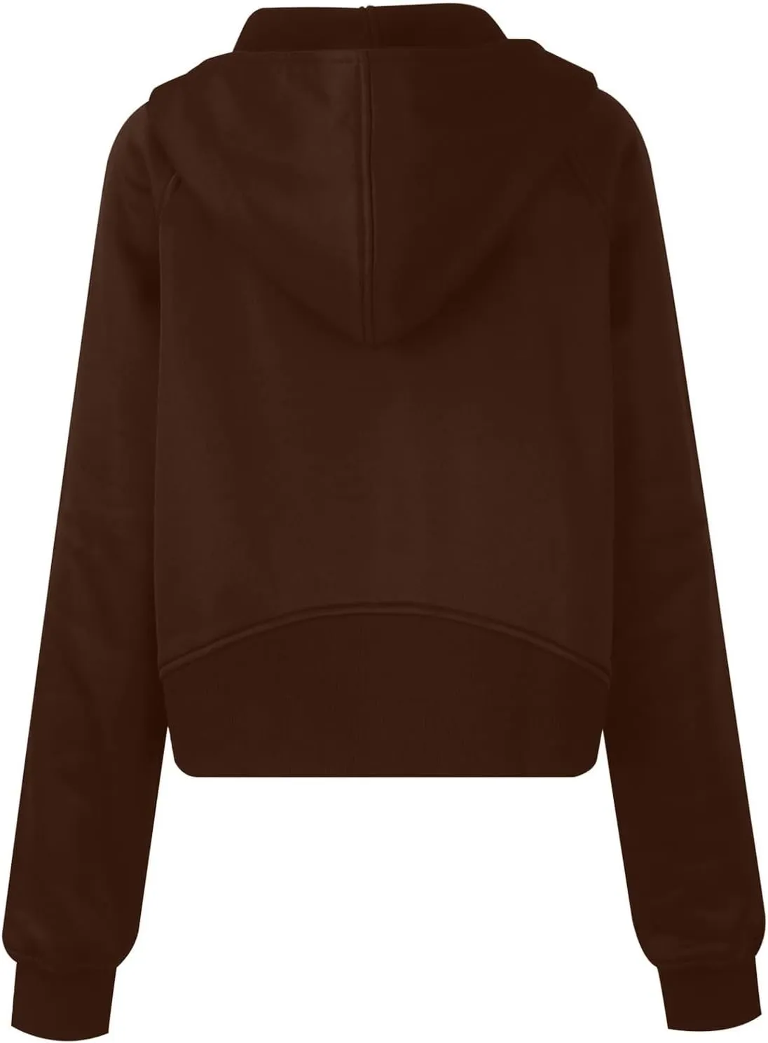 Womens Zip Up Hoodies Cropped Sweatshirts Fleece Jackets Fall Outfits Casual Hooded Tops Winter Clothes