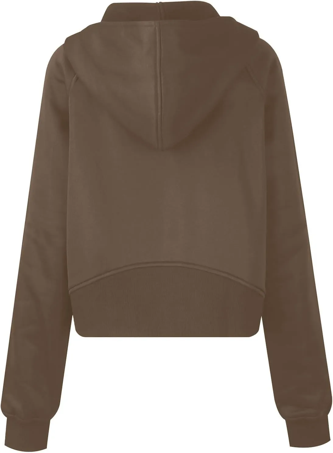 Womens Zip Up Hoodies Cropped Sweatshirts Fleece Jackets Fall Outfits Casual Hooded Tops Winter Clothes