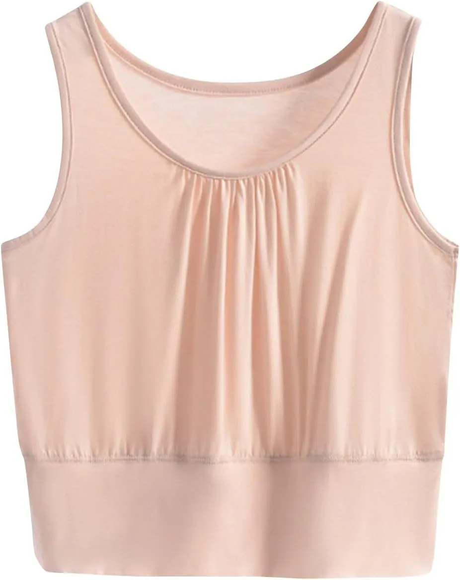 Workout Tops for Women Cotton Crop Tops Casual Loose Tank Top Sleeveless Basic Cropped Athletic Yoga Workout Shirt