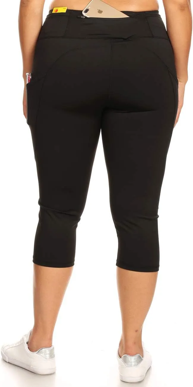 YELETE Women's Jogging Pants High Waist Lattice Ankle Cutout Workout Leggings with Pockets