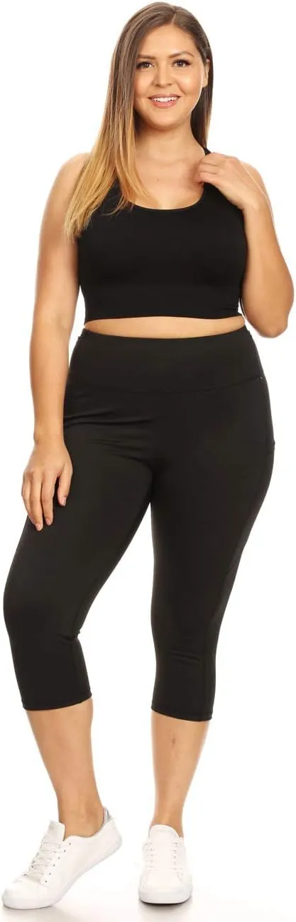 YELETE Women's Jogging Pants High Waist Lattice Ankle Cutout Workout Leggings with Pockets